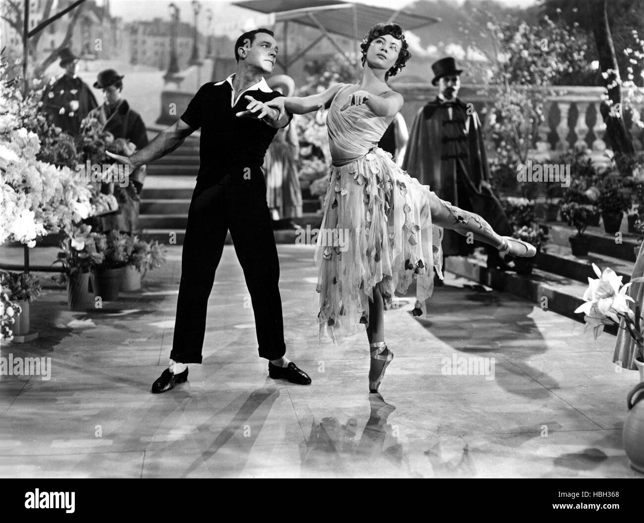 an-american-in-paris-gene-kelly-and-leslie-caron-1951-stock-photo-alamy
