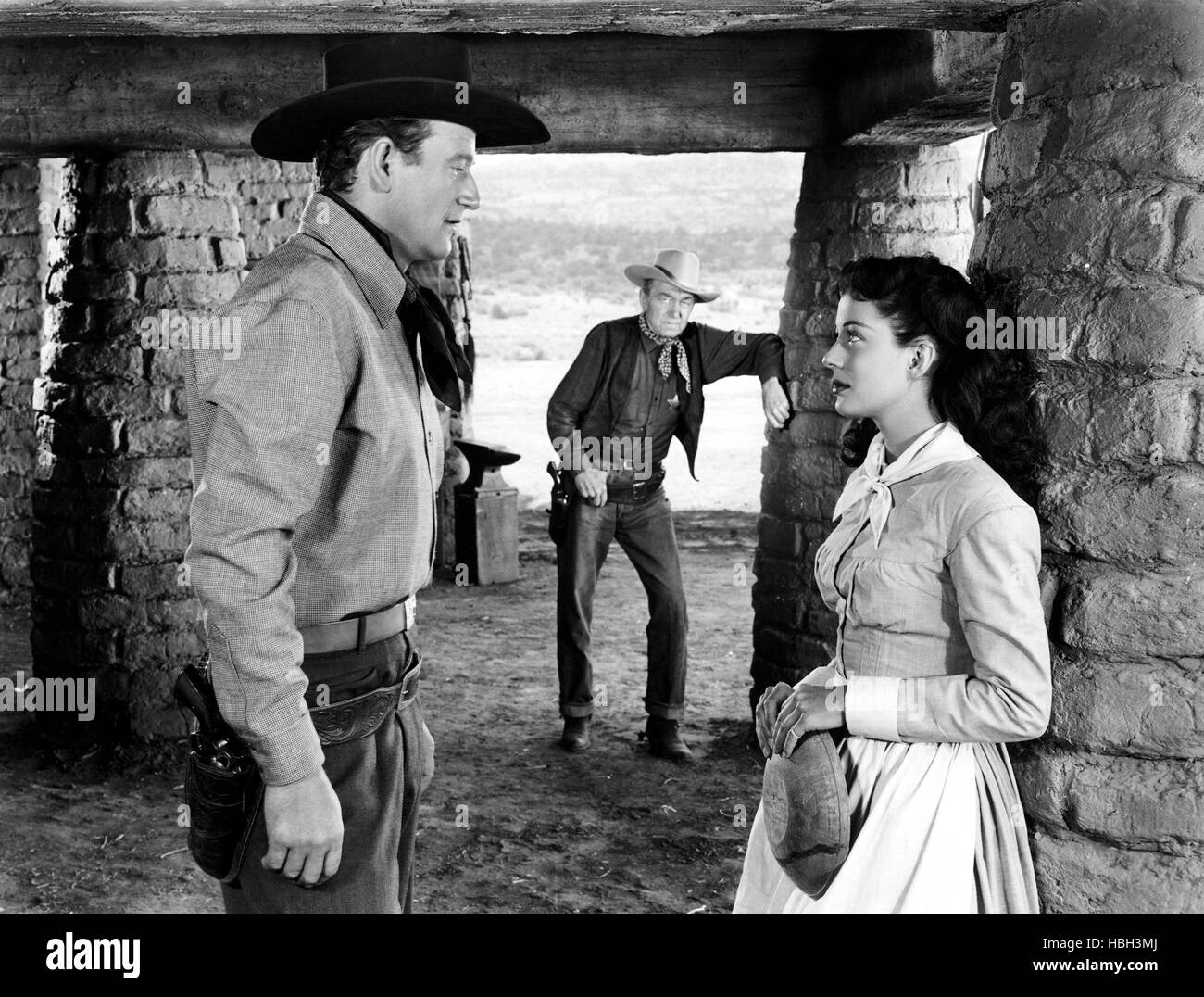 ANGEL AND THE BADMAN, John Wayne, Harry Carey, Gail Russell, 1947 Stock ...