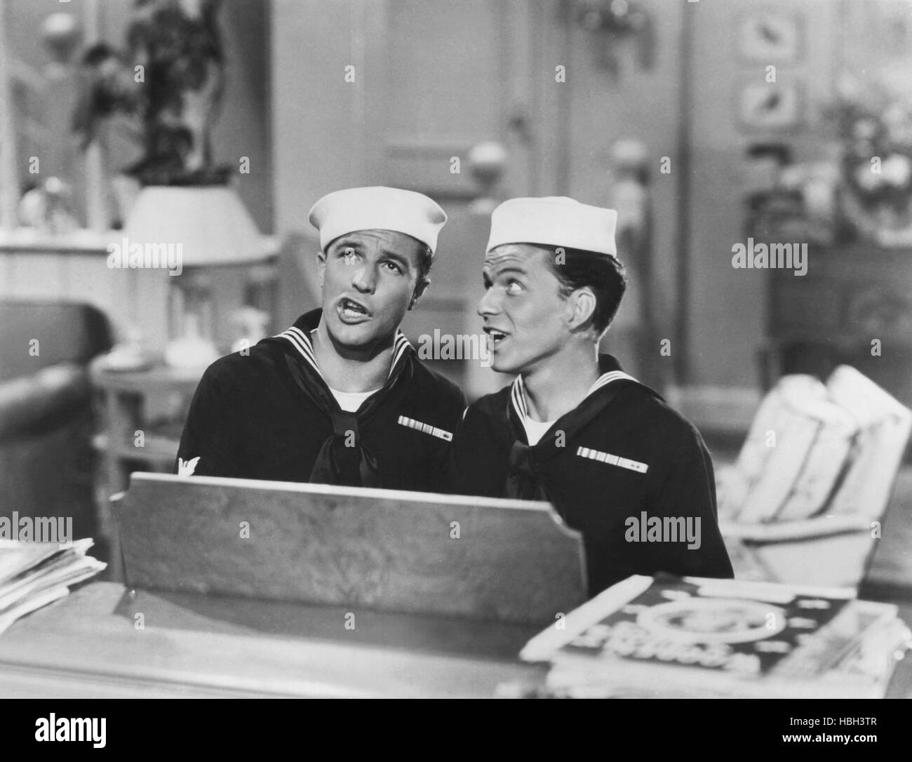 ANCHORS AWEIGH, from left Gene Kelly, Frank Sinatra, 1945 Stock Photo Alamy