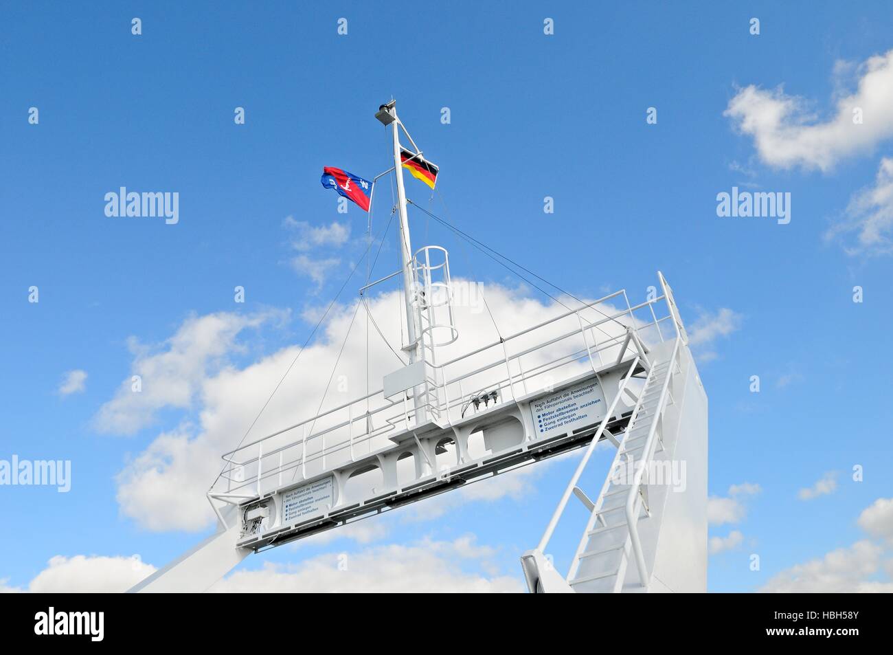 Flags on ships mast hi-res stock photography and images - Alamy