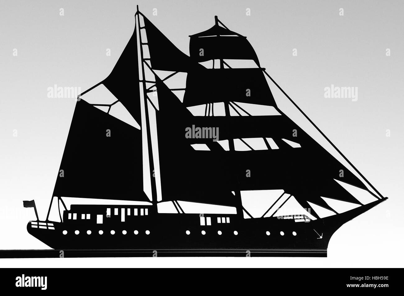 Segelschiffe Black and White Stock Photos & Images Alamy