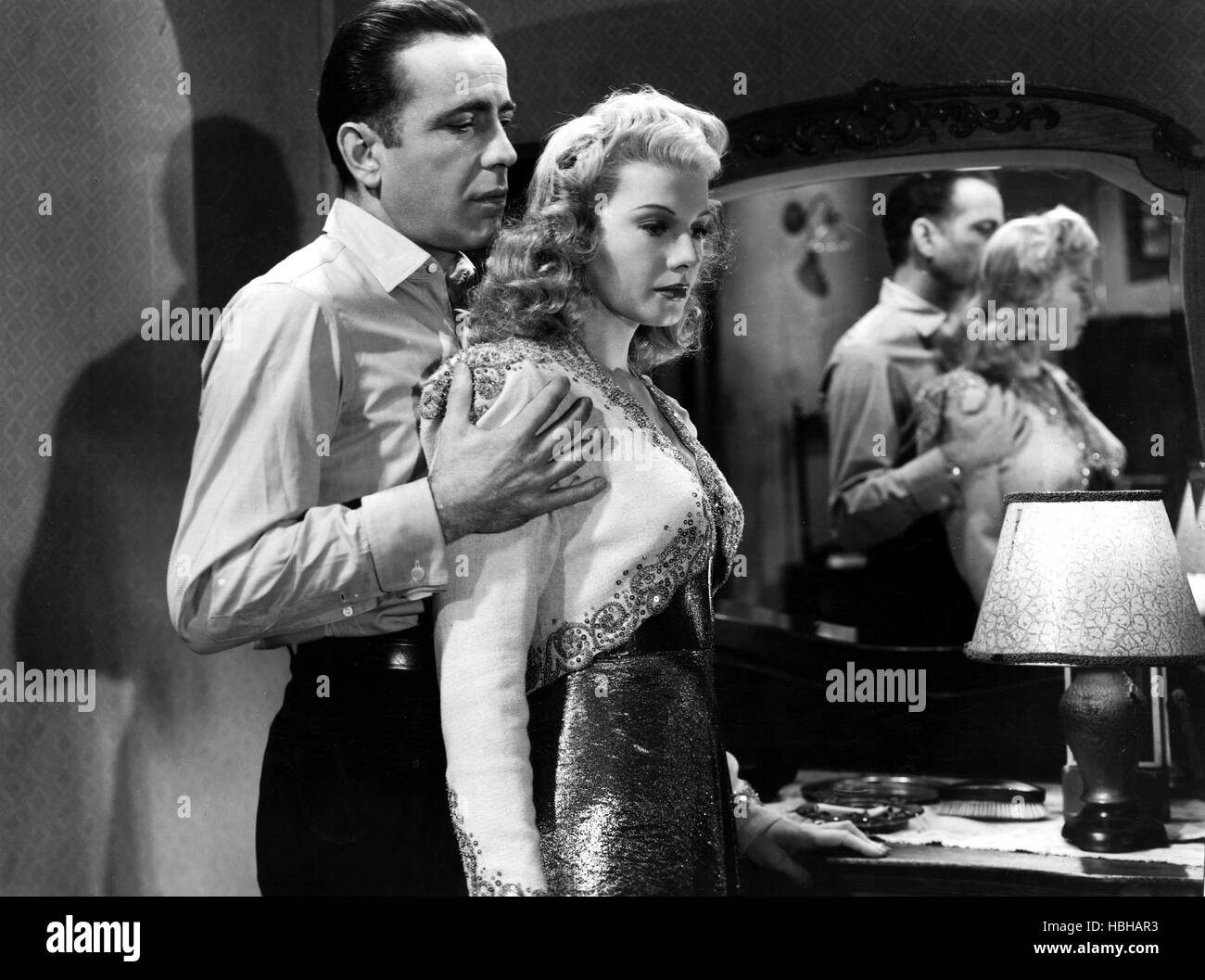 THE BIG SHOT, Humphrey Bogart, Irene Manning, 1942 Stock Photo Alamy