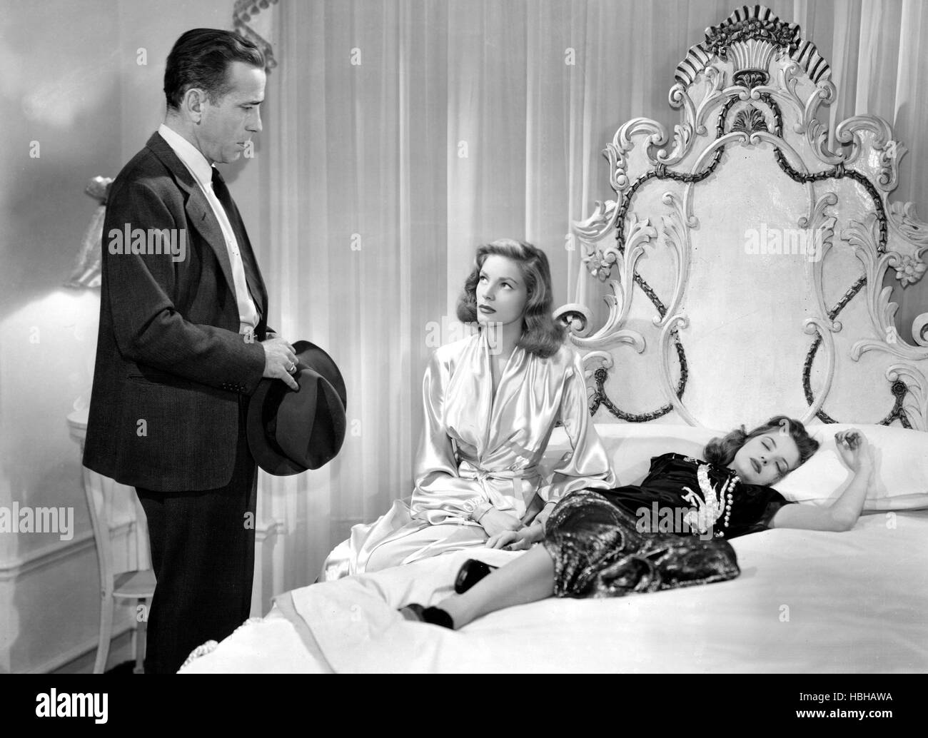 THE BIG SLEEP, Humphrey Bogart, Lauren Bacall, Martha Vickers, 1946 Stock Photo