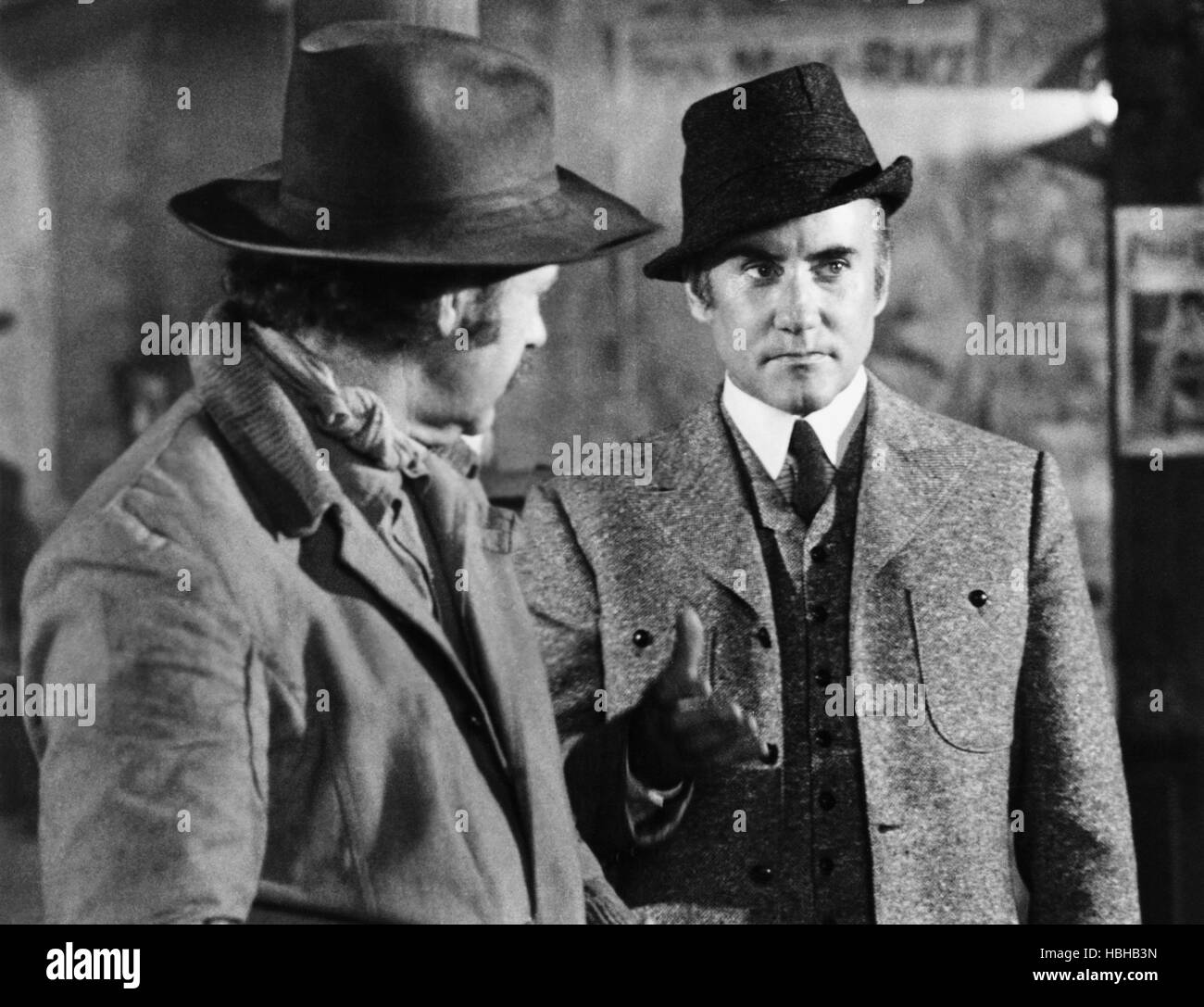 BITE THE BULLET, from left, Gene Hackman, Ian Bannen, 1975 Stock Photo ...