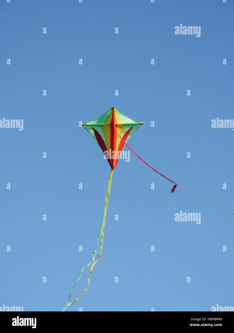 colorful kite in the sky Stock Photo