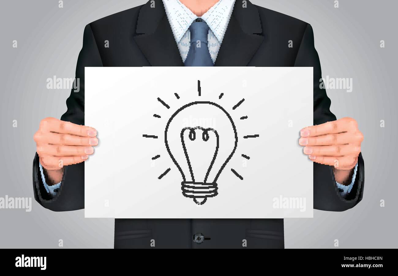 Close up hand lighting Stock Vector Images Alamy