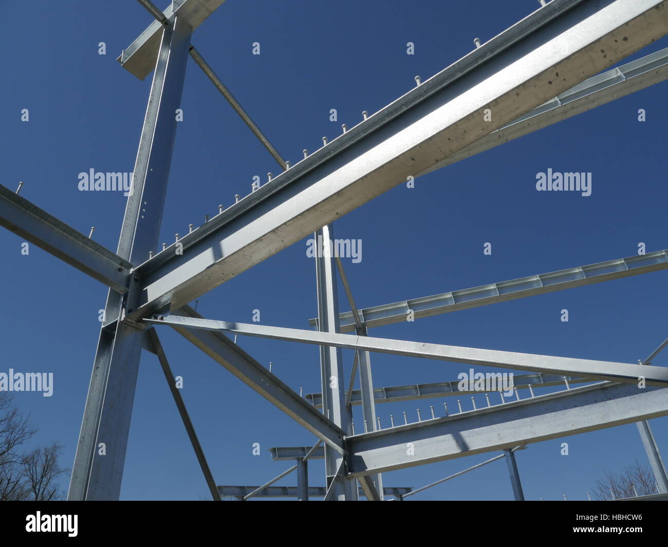 The steel structure Stock Photo