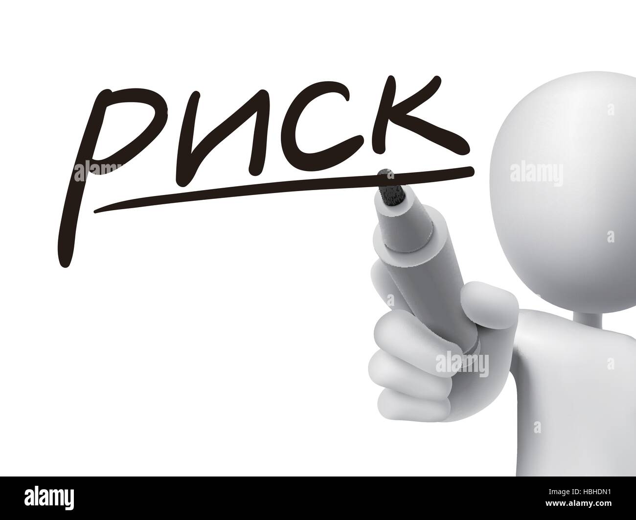 Russian words for Risk written by 3d white man on a transparent board ...