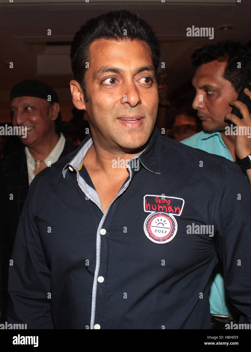 Bollywood actor Salman Khan during The third edition of IBN7 Super Idols in Mumbai, India on March 20, 2012 Stock Photo