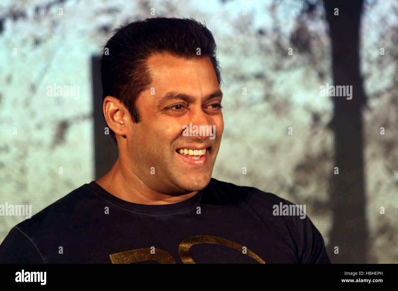Bollywood actor Salman Khan during the music concert of film Hero in  Mumbai, India on September 6, 2 015 Stock Photo - Alamy
