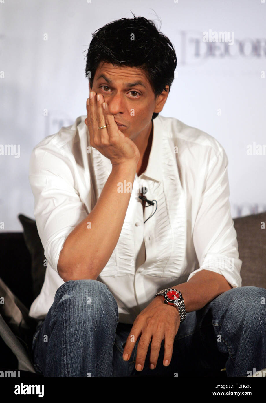 Shahrukh Khan, Shah Rukh Khan, SRK, Indian actor, film producer, television personality, Baadshah of Bollywood, King of Bollywood, King Khan, brand ambassador, Decor launch, Mumbai, India, Asia Stock Photo