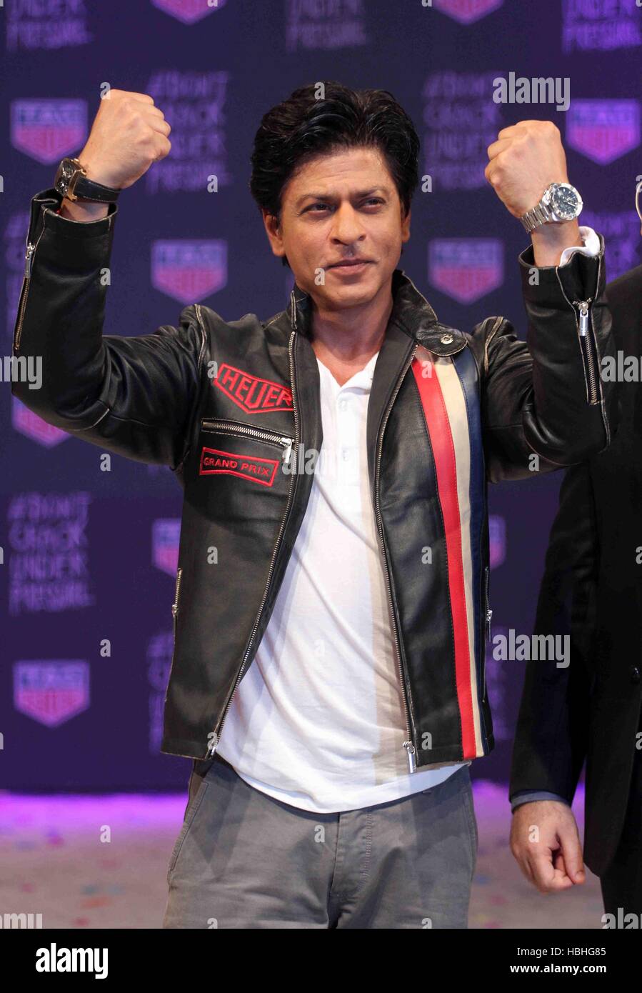 Shahrukh Khan, Indian Bollywood actor, brand ambassador of Tag Heuer watches Mumbai India Stock Photo