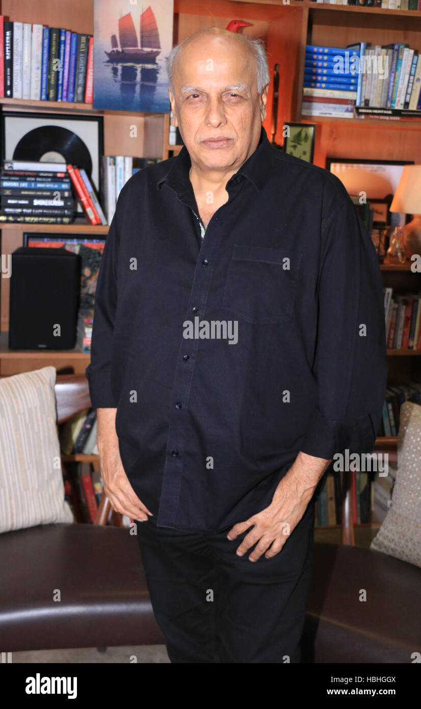Mahesh Bhatt, Indian Bollywood film director and producer on sets of Colors Infinity channel