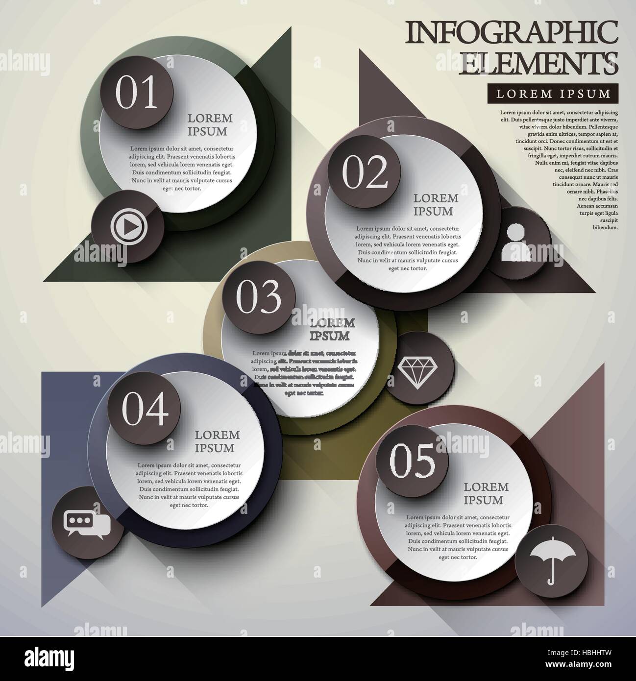 modern vector abstract circle label infographic elements Stock Vector ...