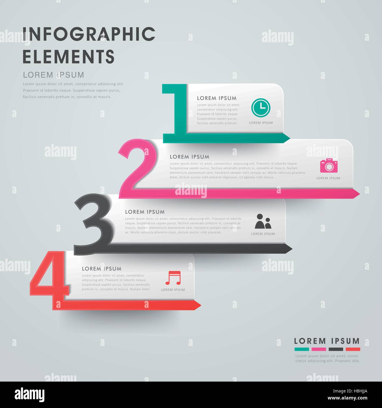 modern vector abstract option banner infographic elements Stock Vector ...