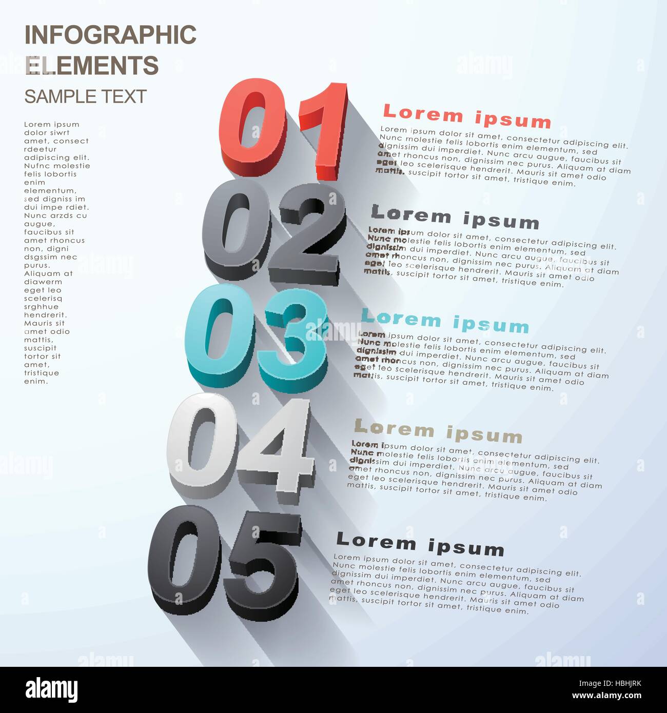 vector abstract option flat design infographic elements Stock Vector ...