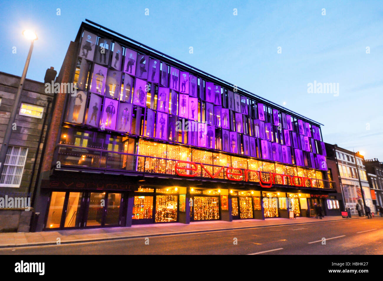 The refurbished Everyman Theatre on Hope Street in Liverpool. Stock Photo