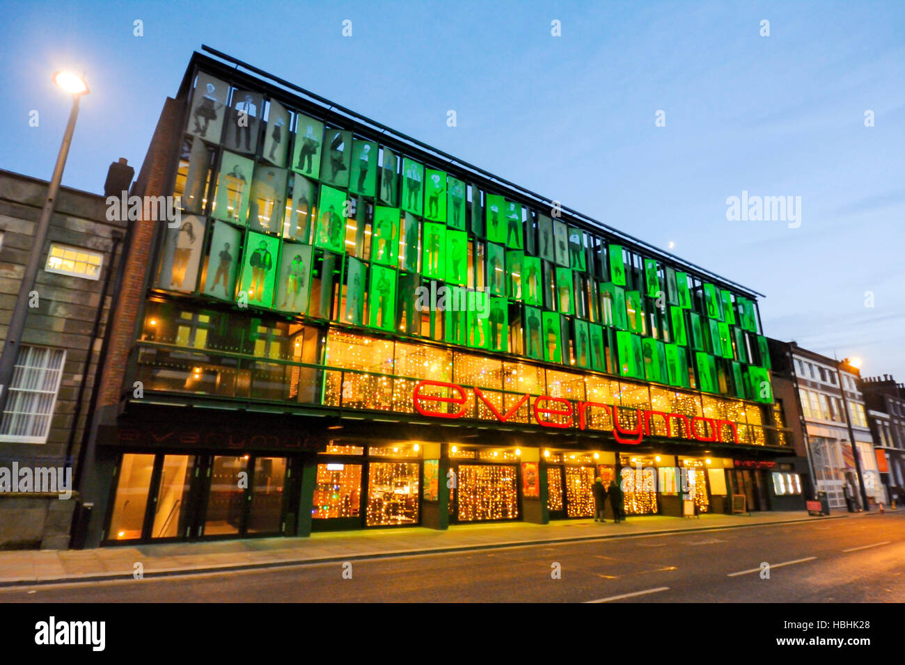 The refurbished Everyman Theatre on Hope Street in Liverpool. Stock Photo