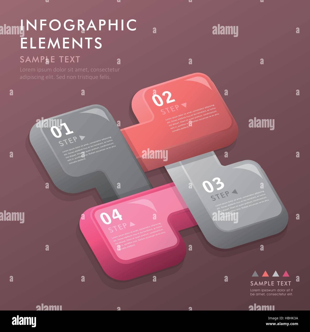 vector abstract option flat design infographic elements Stock Vector ...