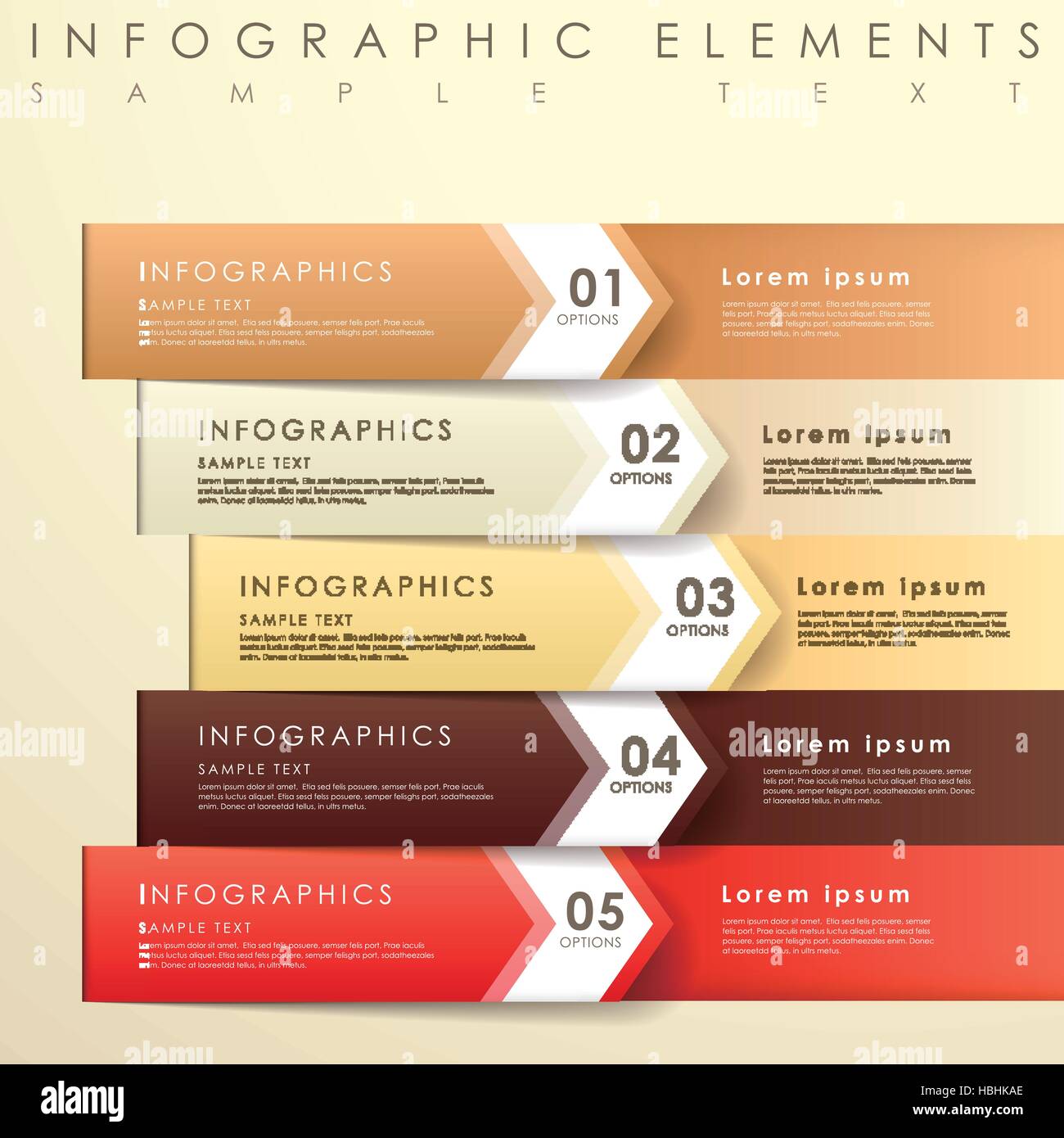 modern vector abstract 3d origami banner infographic elements Stock ...