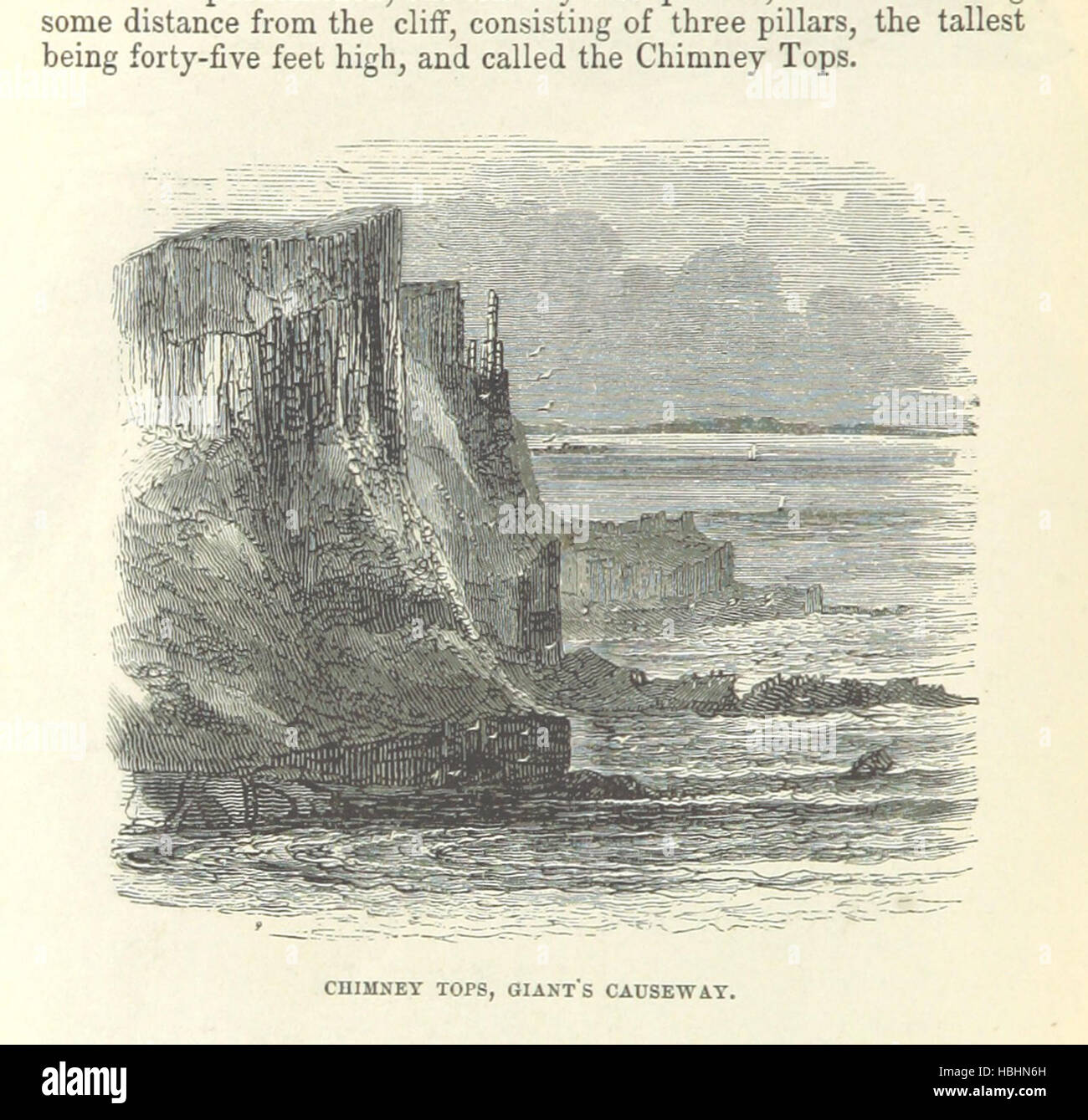 The Irish Tourist's Illustrated Handbook for Visitors to Ireland in 1852. With numerous maps. Third edition. [With illustrations.] Image taken from page 210 of 'The Irish Tourist's Illustrated Stock Photo