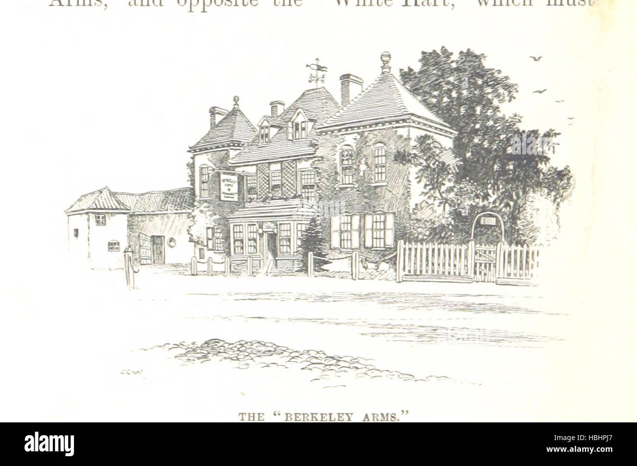 Image taken from page 110 of 'The Bath Road. History, fashion and frivolity on an old highway ... Illustrated by the author, etc' Image taken from page 110 of 'The Bath Road History, Stock Photo