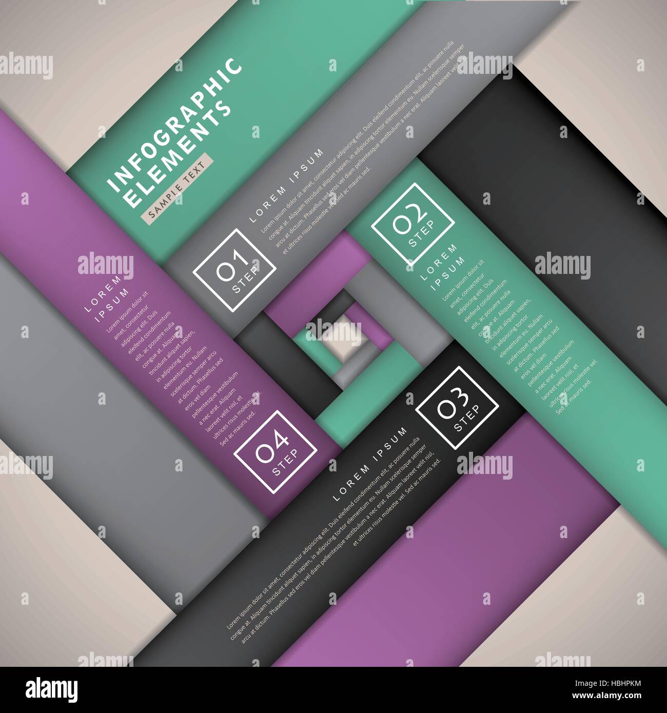 modern vector abstract banner infographic elements Stock Vector Image ...