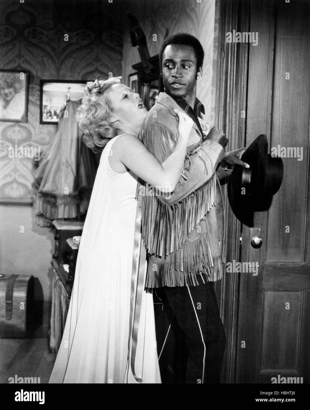 BLAZING SADDLES, from left, Madeline Kahn, Cleavon Little, 1974 Stock