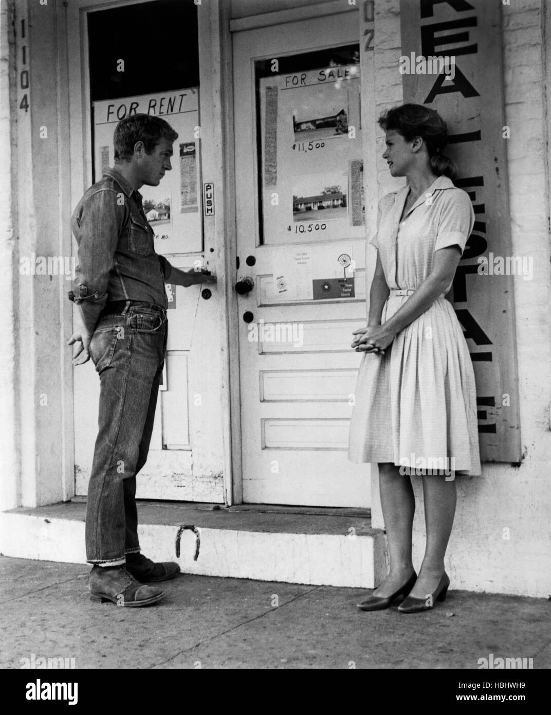 BABY THE RAIN MUST FALL, Steve McQueen, Lee Remick, 1965 Stock Photo