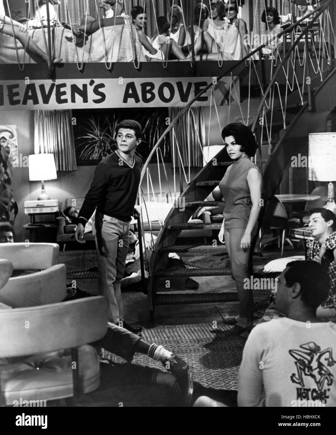 BEACH BLANKET BINGO, Frankie Avalon, Funicello, 1965 Stock