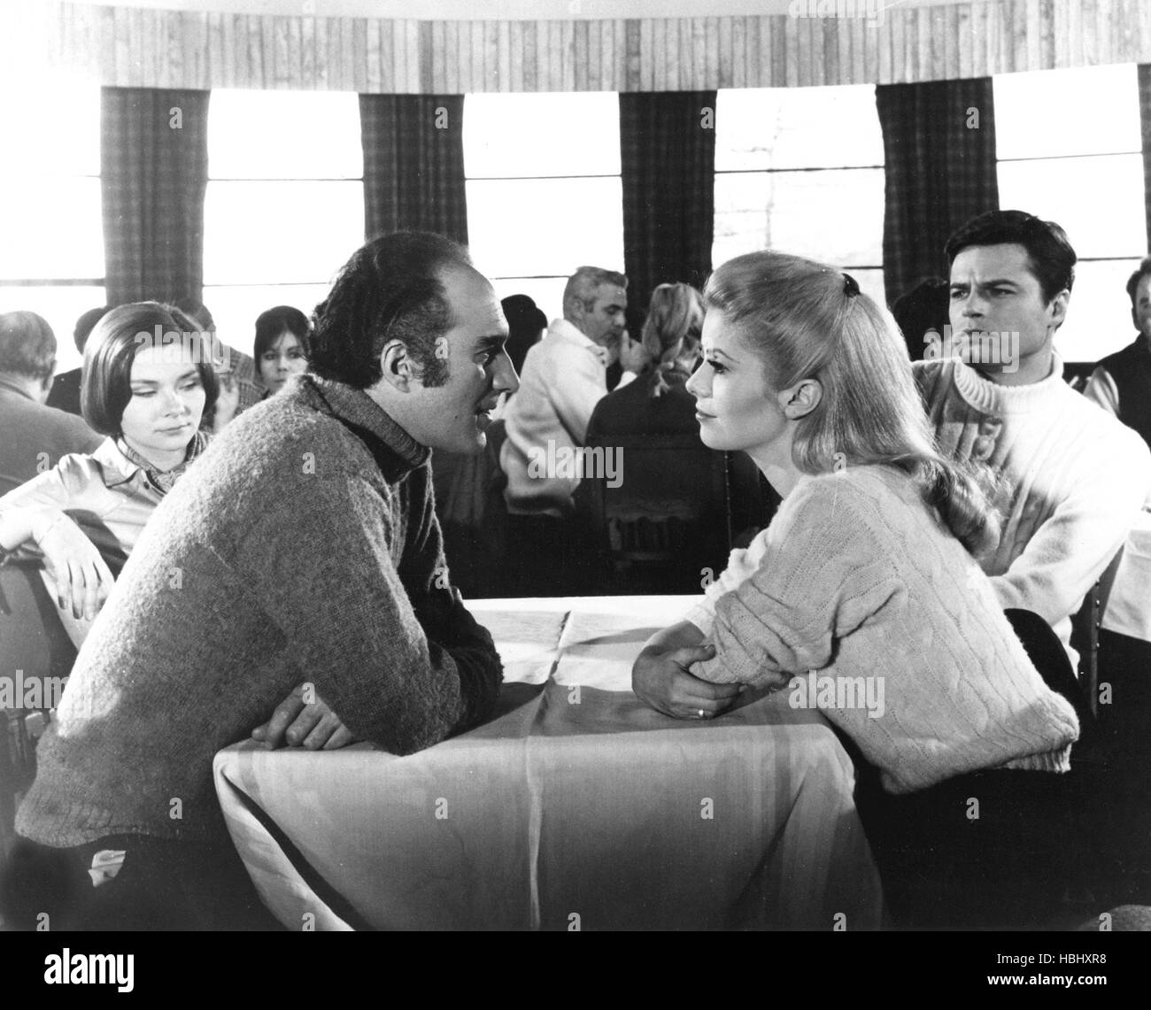 BELLE DE JOUR, from left Macha Meril, Michel Piccoli, Catherine