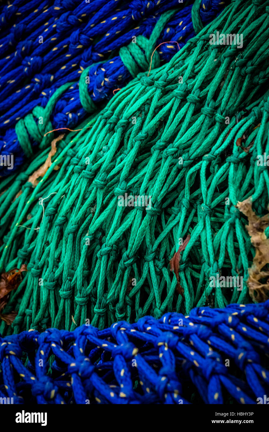 Colorful fishing nets Stock Photo Alamy