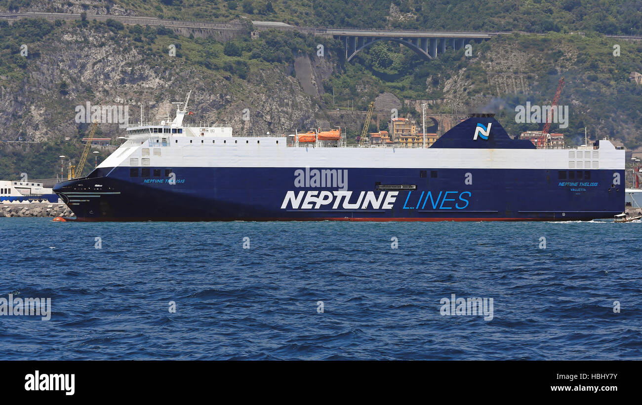 Neptune Lines Ship Stock Photo Alamy