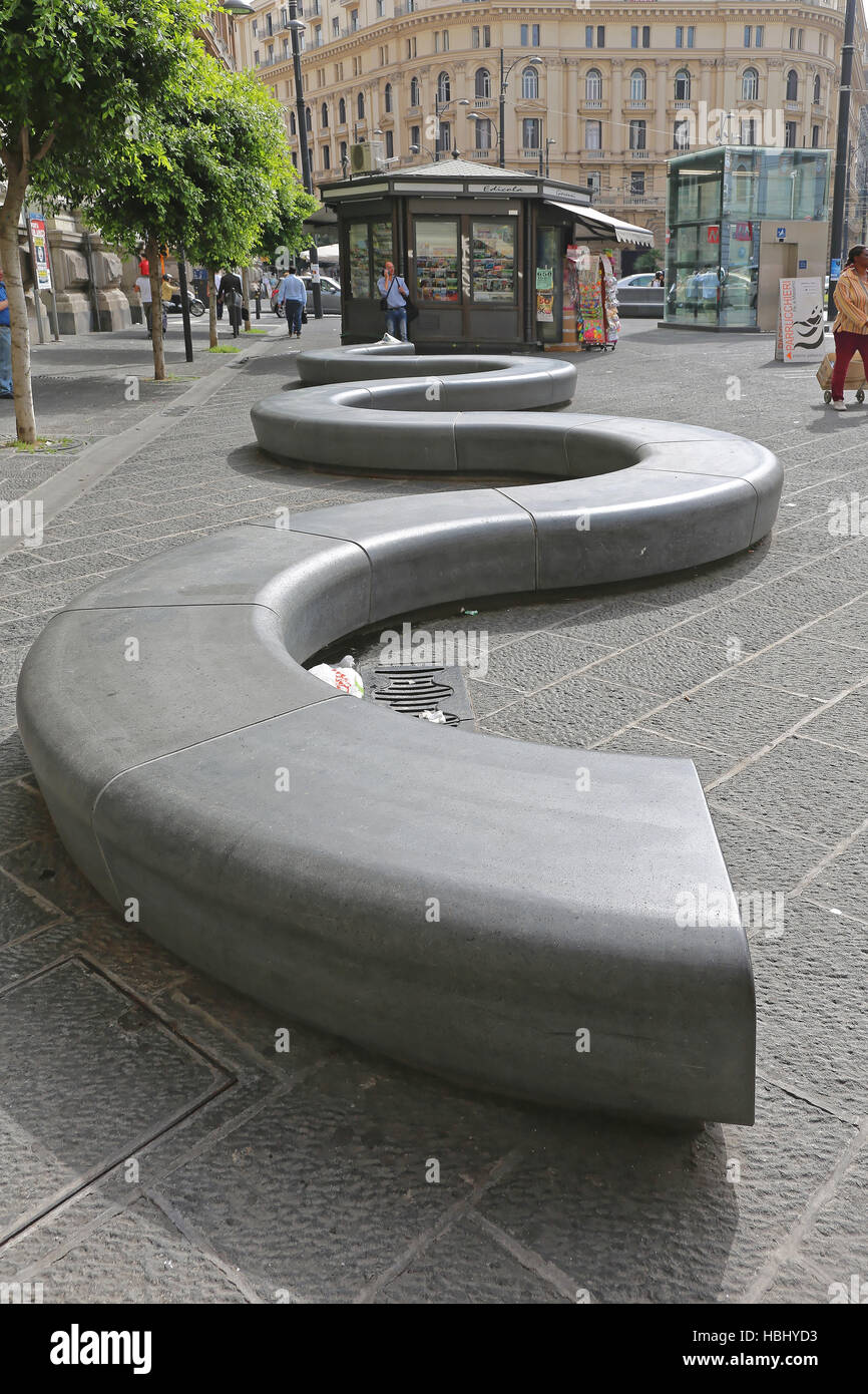 Piazza Giovanni Bovio Naples Stock Photo Alamy