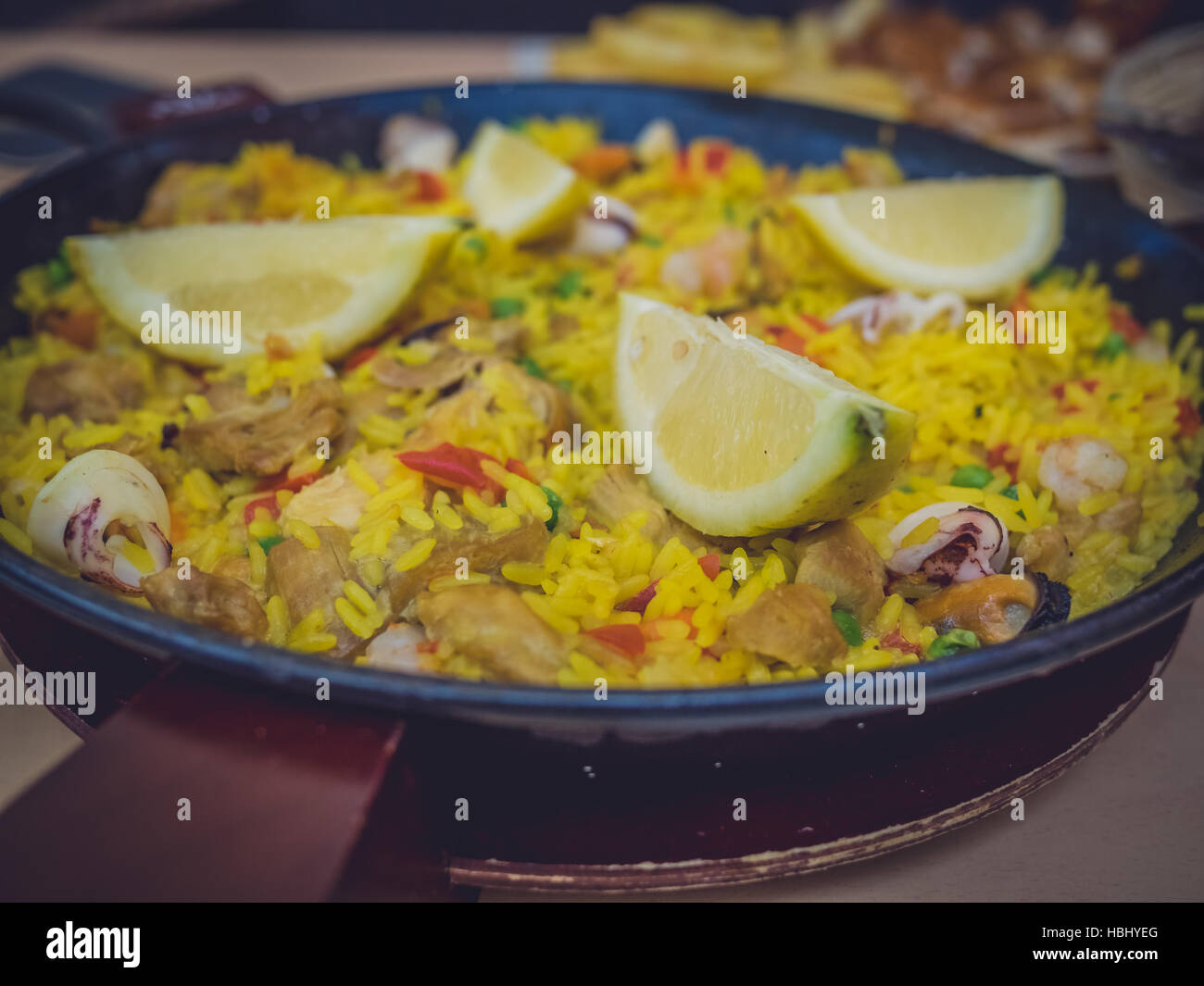 Paella Stock Photo