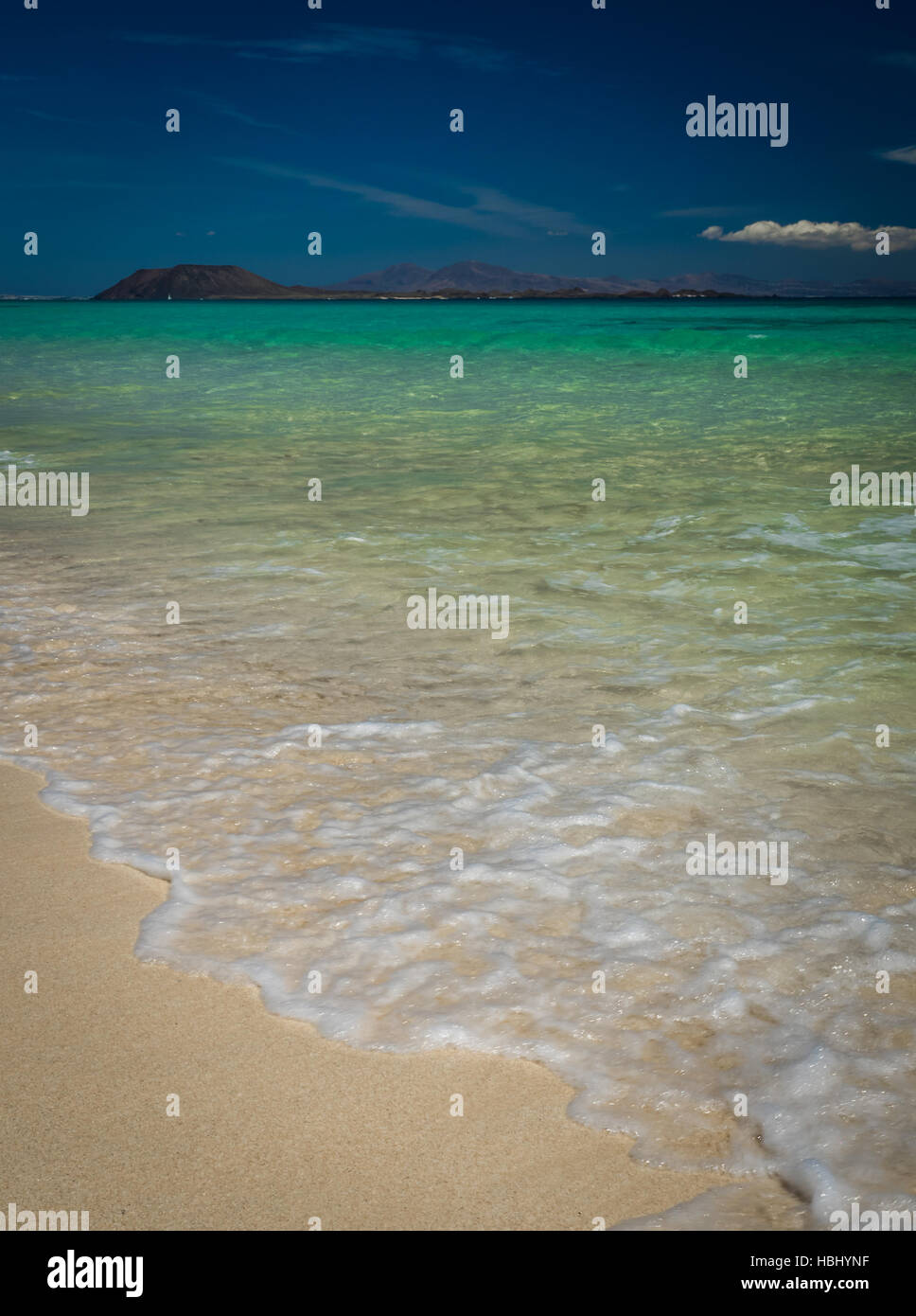 Beaches of Corralejo Stock Photo