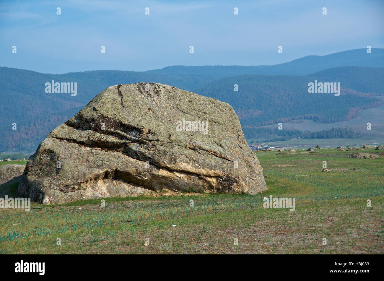 Ininsky rock garden Stock Photo - Alamy