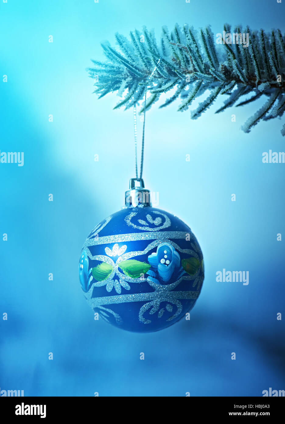 Christmas Tree Branch Stock Photo Alamy