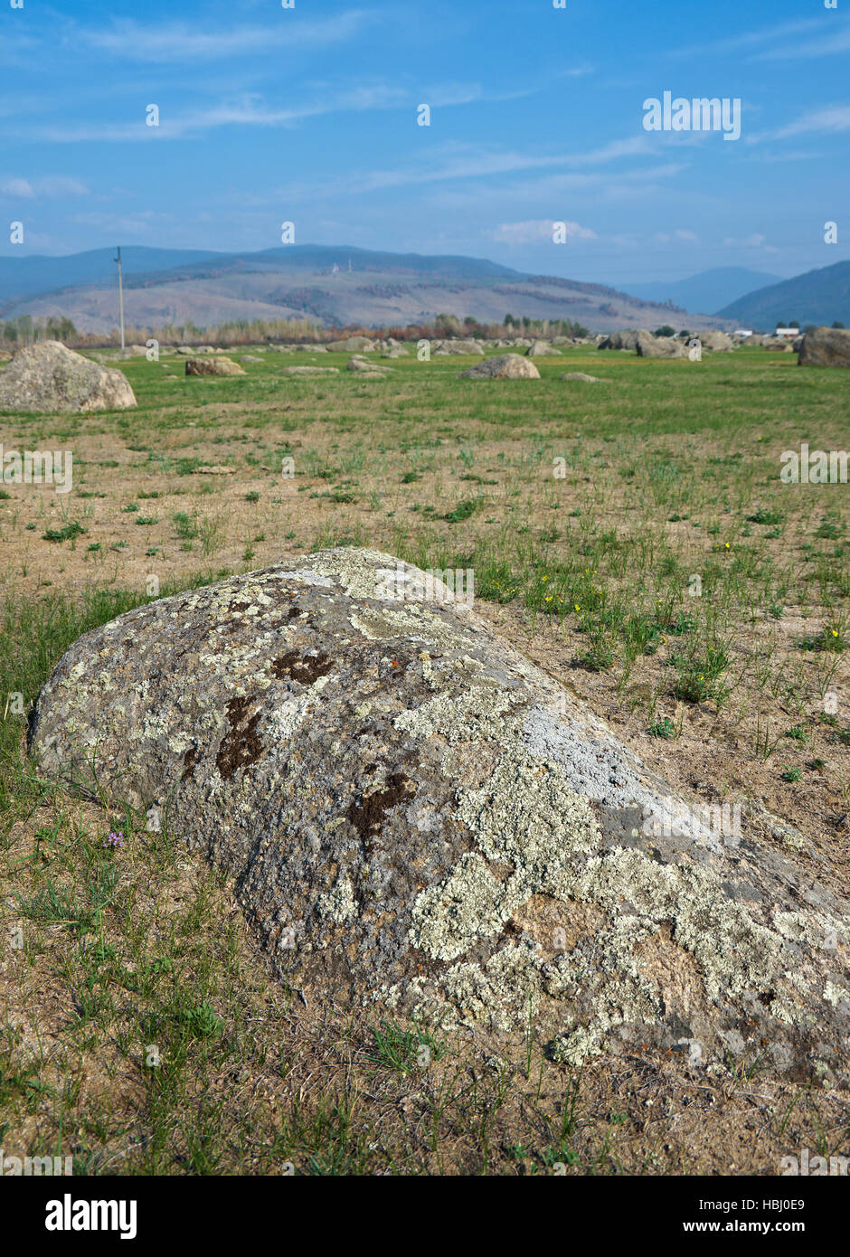 Ininsky rock garden Stock Photo - Alamy