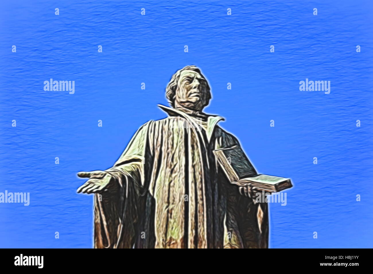 Luther statue book hi-res stock photography and images - Alamy