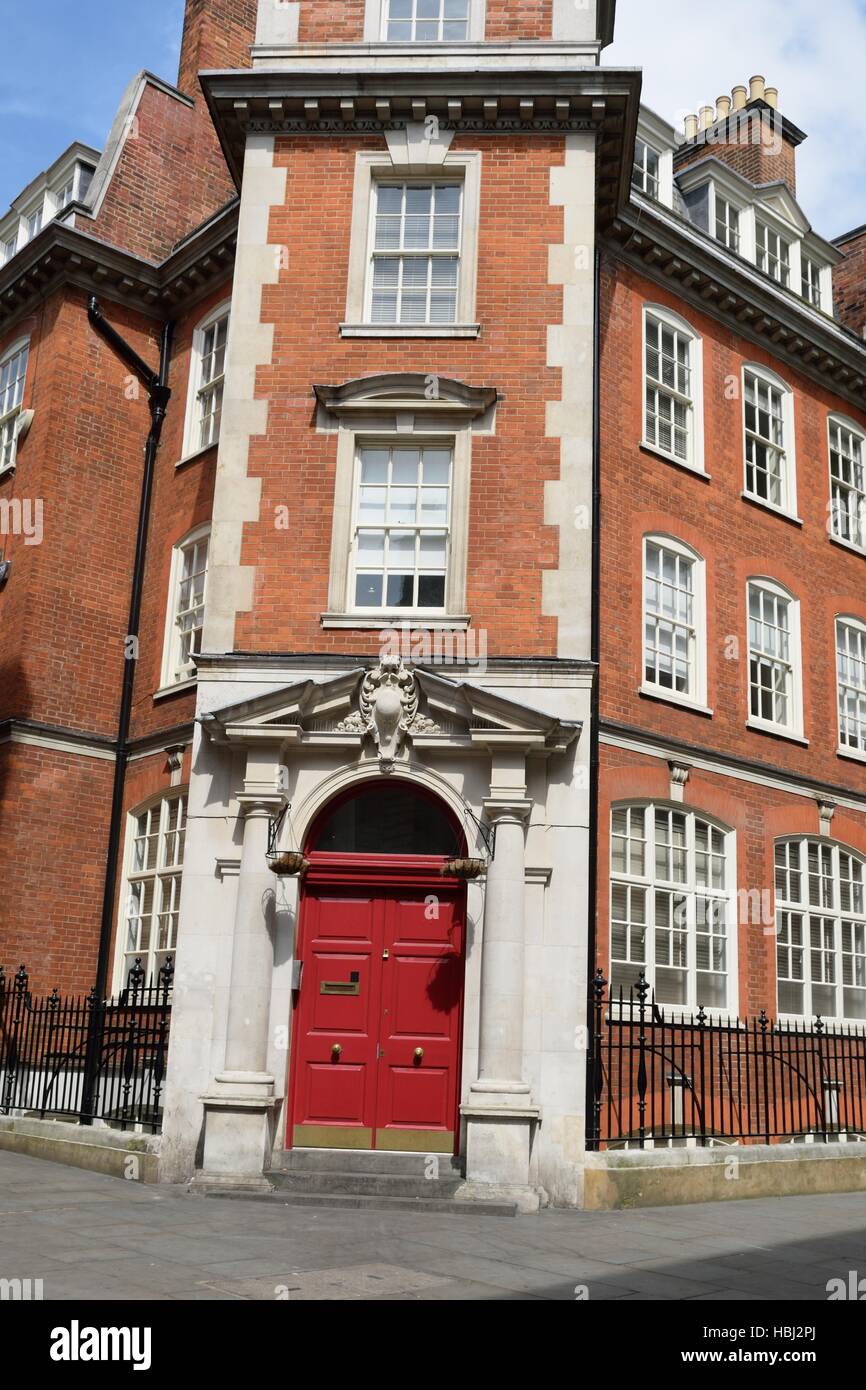 Red Brick flats central London Stock Photo Alamy