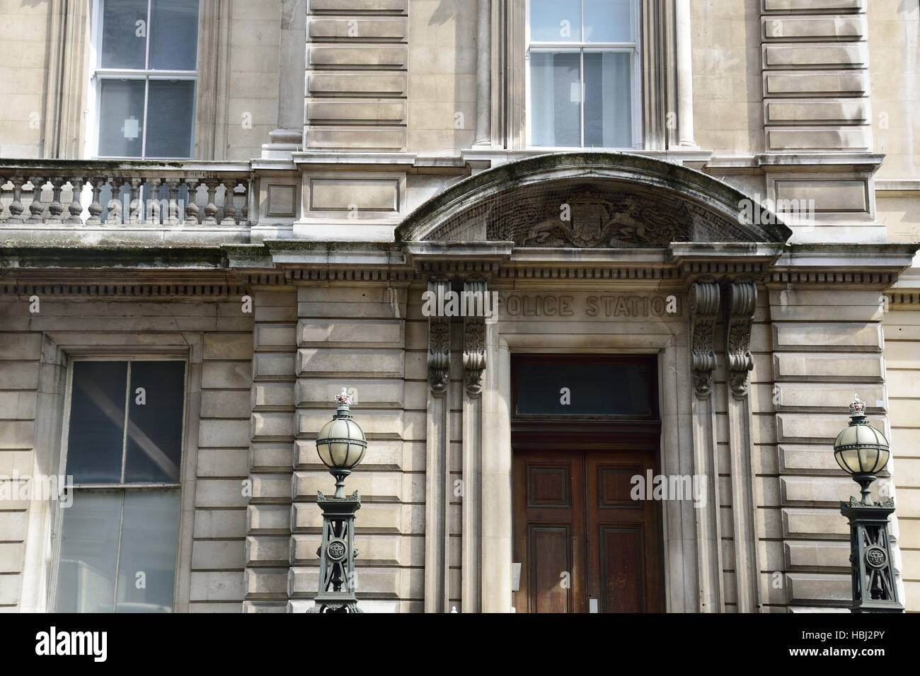 Doorway to Bow Street Station London Stock Photo