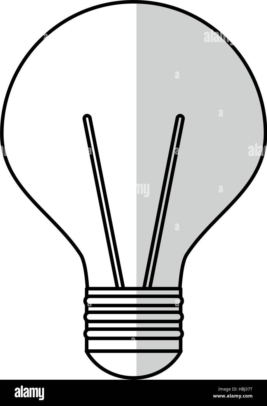 Isolated light bulb design Stock Vector Image & Art - Alamy