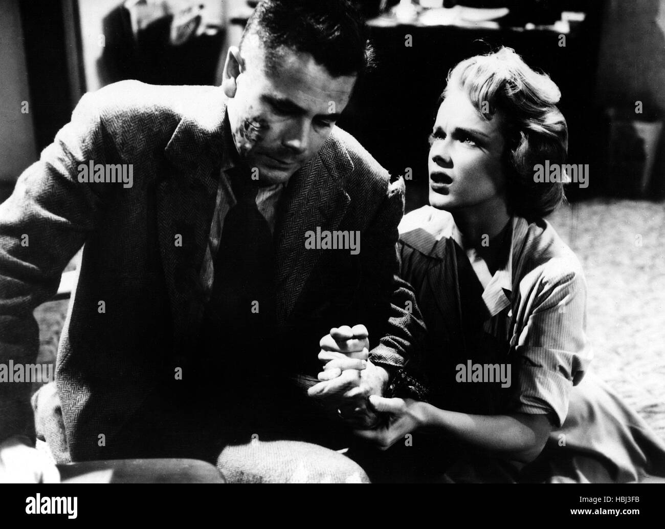 BLACKBOARD JUNGLE, Glenn Ford, Anne Francis, 1955 Stock Photo Alamy