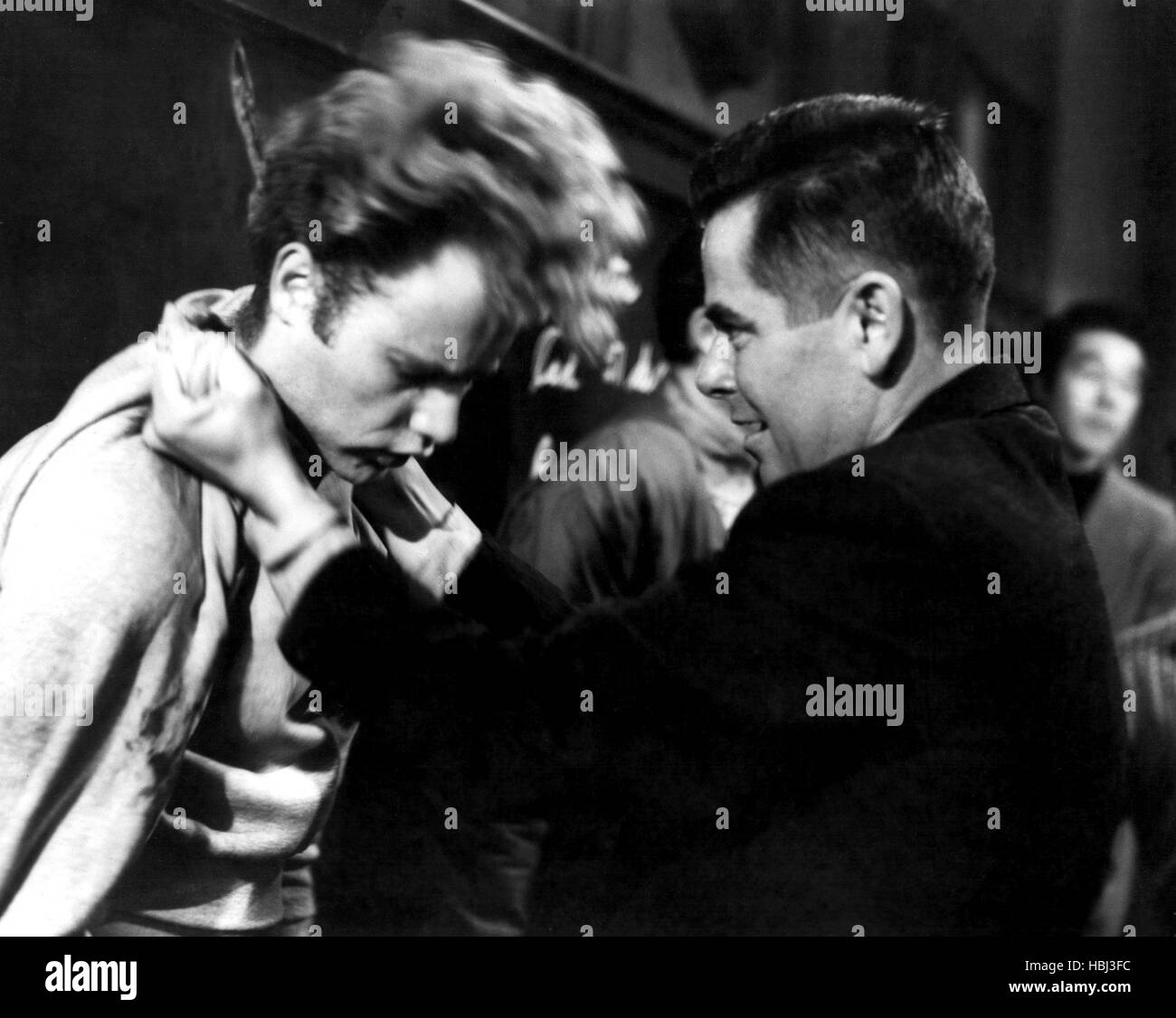 BLACKBOARD JUNGLE, Vic Morrow, Glenn Ford, 1955 Stock Photo Alamy
