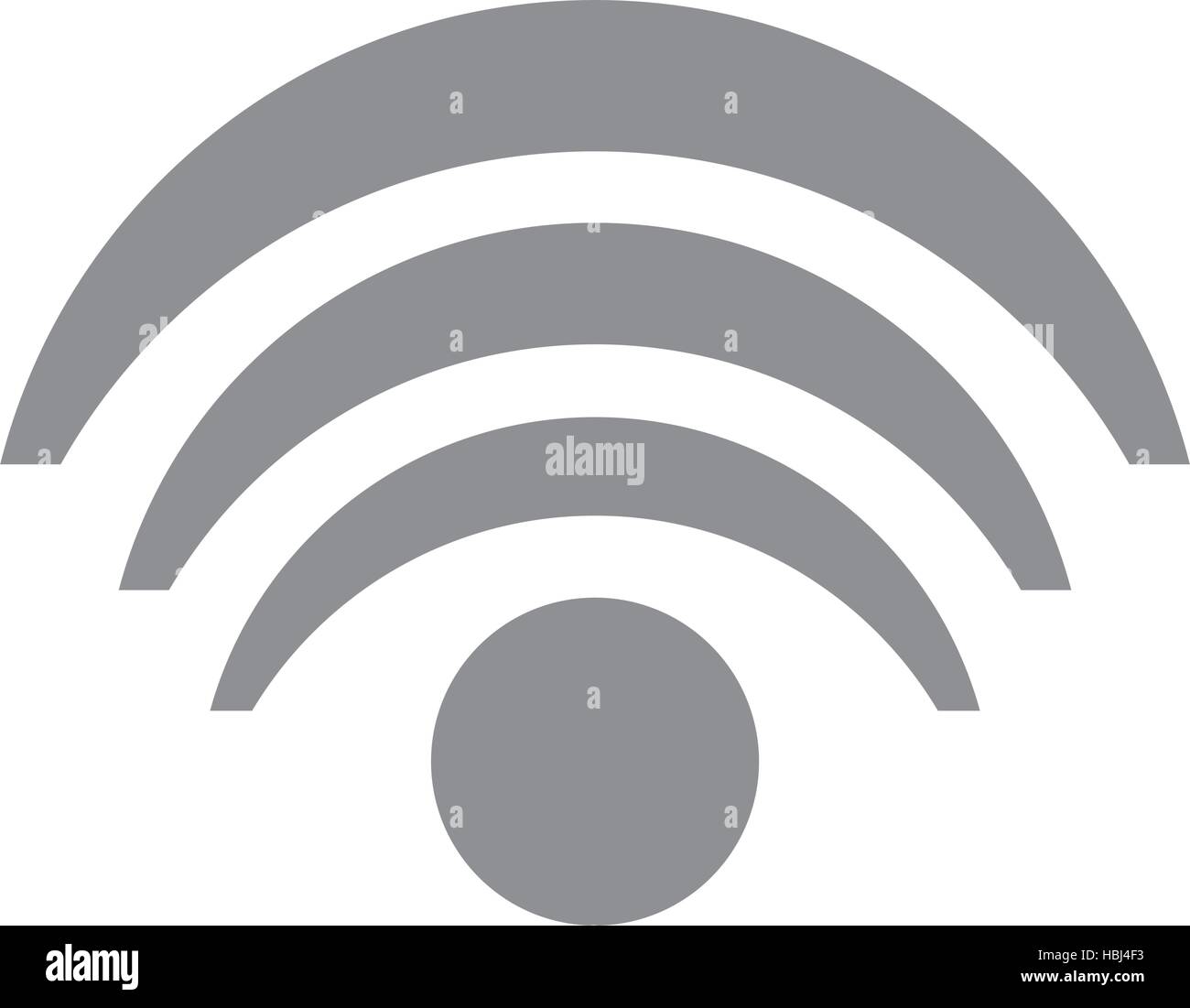 Isolated wifi wave design Stock Vector Image & Art - Alamy