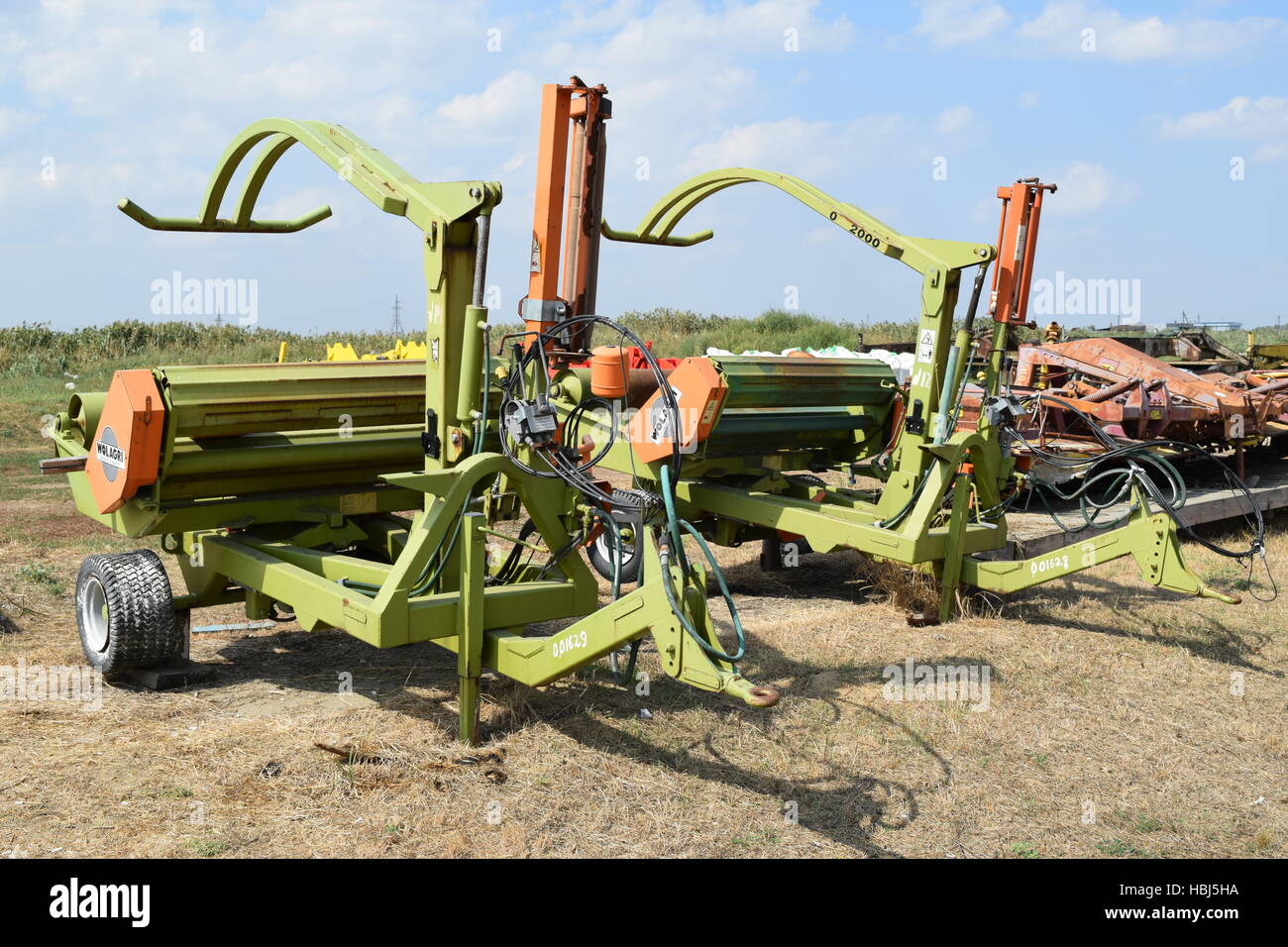 Trailer Hitch for tractors and combines Stock Photo Alamy