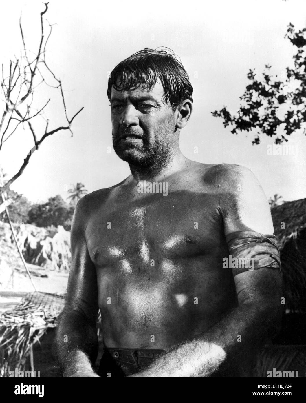 THE BRIDGE ON THE RIVER KWAI, William Holden, 1957 Stock Photo