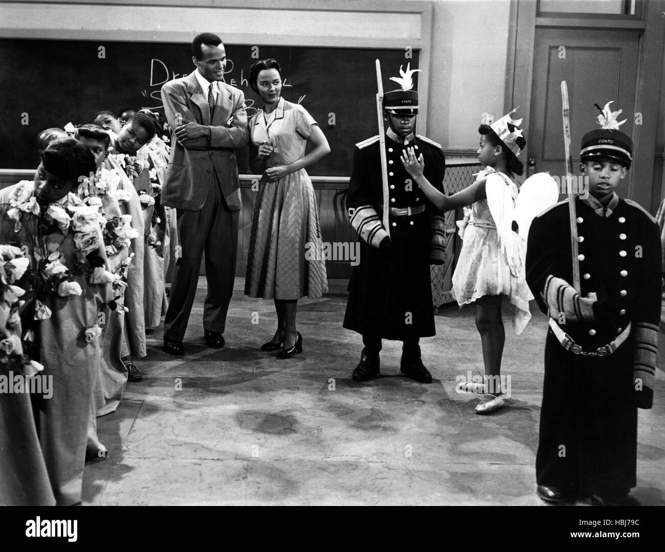 BRIGHT ROAD, Harry Belafonte, Dorothy Dandridge, Philip Hepburn