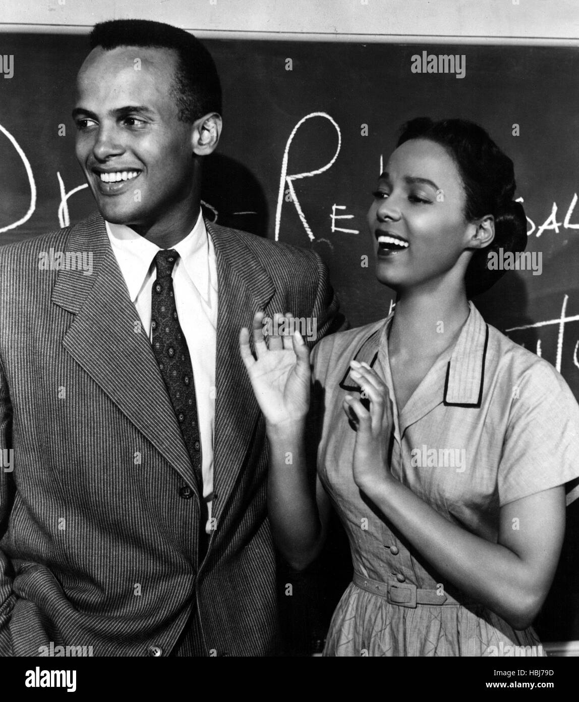 BRIGHT ROAD, Harry Belafonte, Dorothy Dandridge, 1953 Stock Photo Alamy